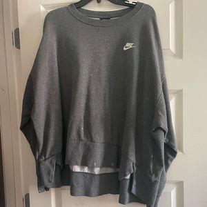 2/$30 Nike Grey Oversized Sweatshirt